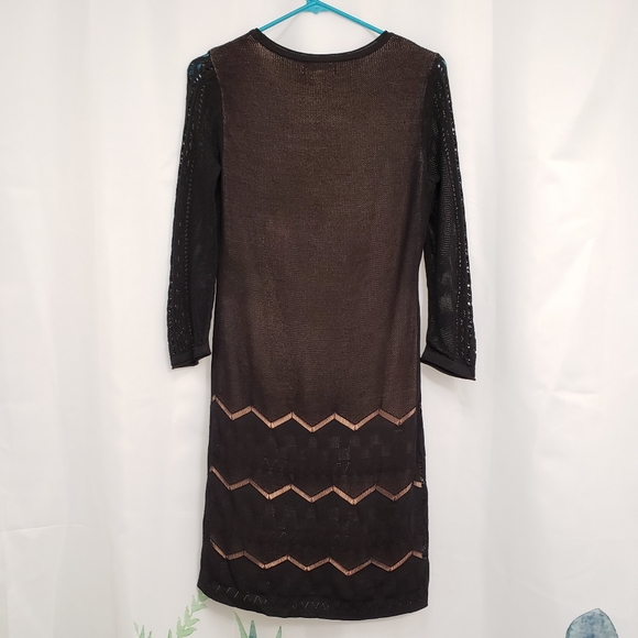 Catherine Malandrino pointelle midi dress - Picture 2 of 4